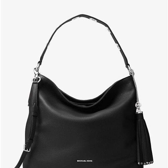 Brooklyn Large Leather Shoulder Bag. - Picture 2 of 10